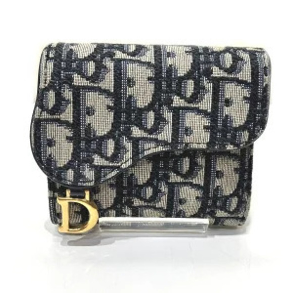 Dior Handbags - Dior Trotter Saddle Lotus Wallet Tri fold